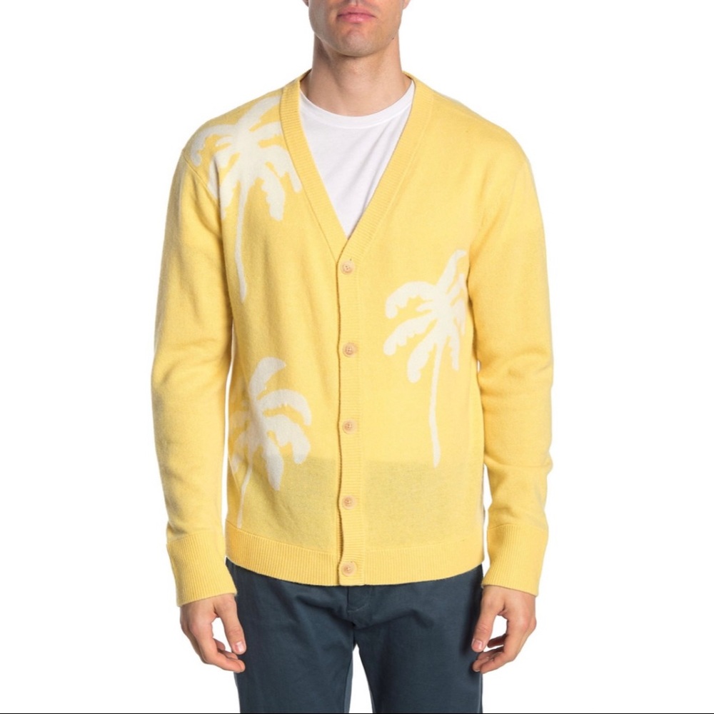 Onia NEW Cashmere V Neck Mason Cardigan Sweater